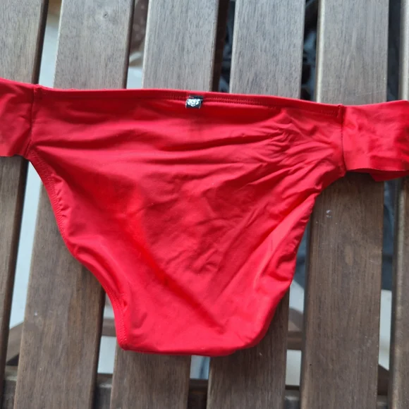 Red Bikini Bottom - Picture 3 of 4